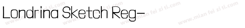 Londrina Sketch Reg字体转换